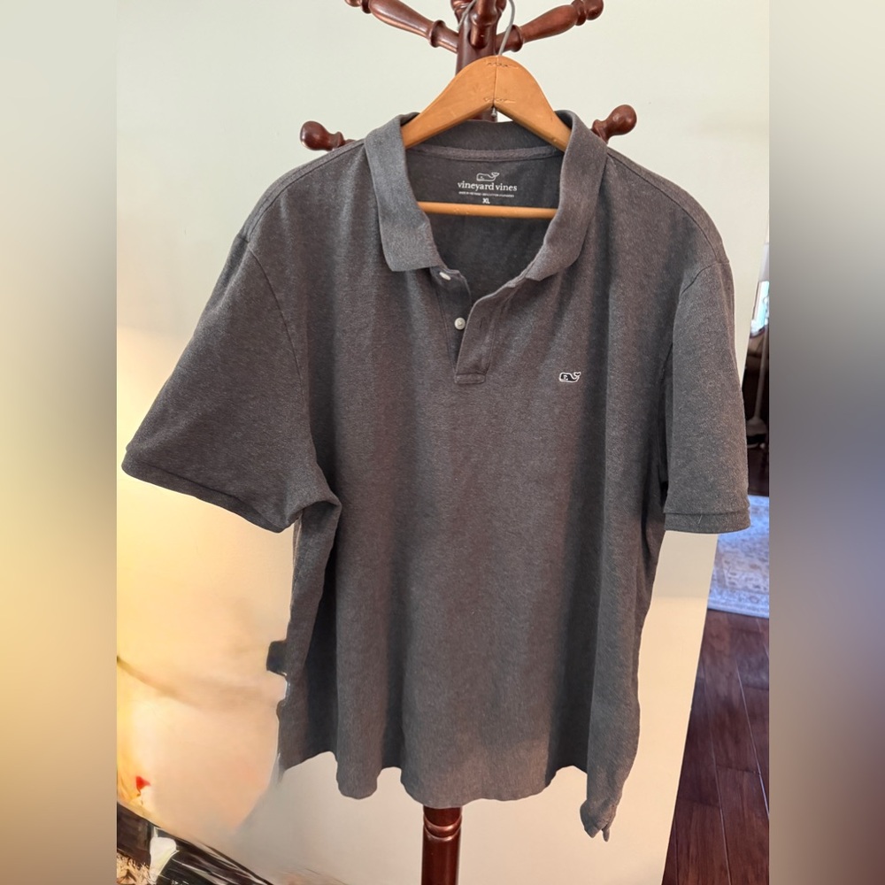 Vineyard Vines Dark Gray Polo Shirt